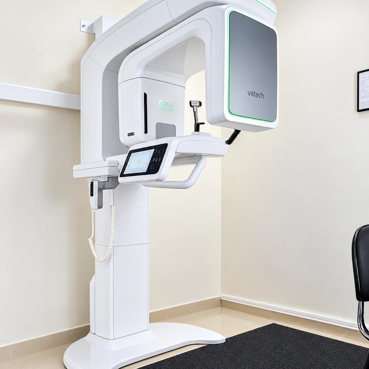 Equipamento de imagem da sala de radiologia odontológica